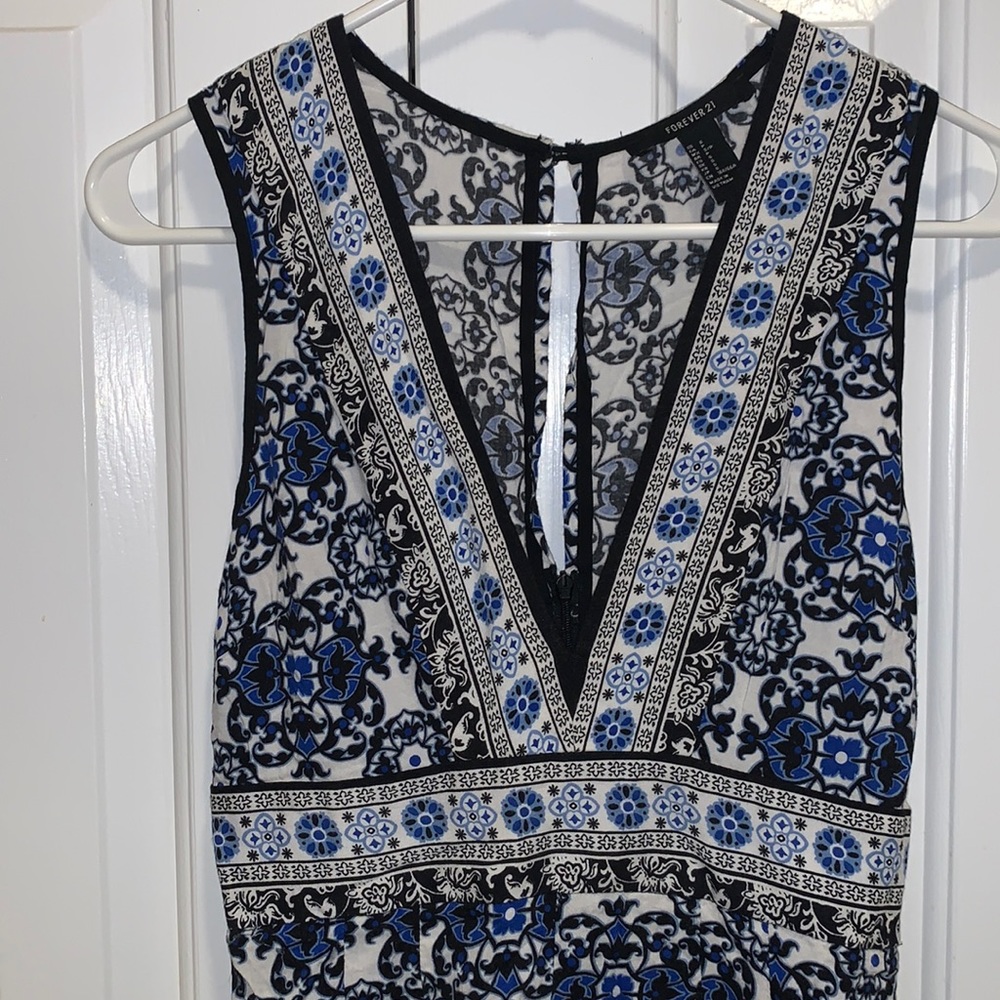Forever 21 v-neck bohemian romper